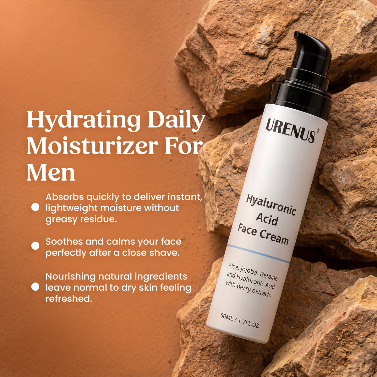Hyaluronic Acid Face Cream for Men