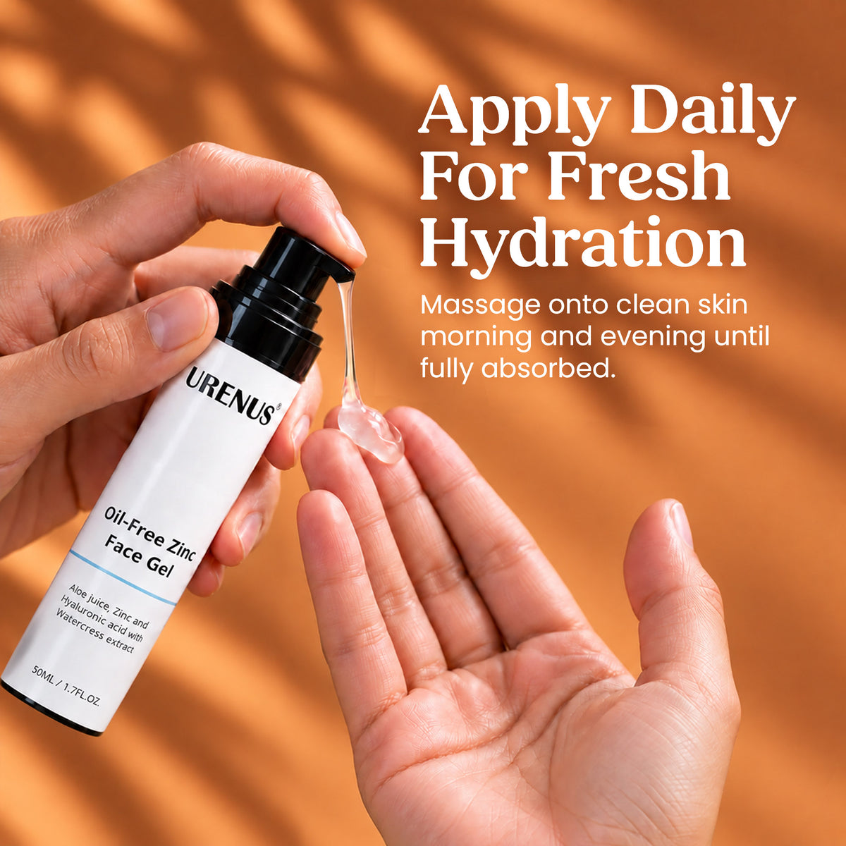 Oil-Free Zinc Face Gel for Men - 50ml