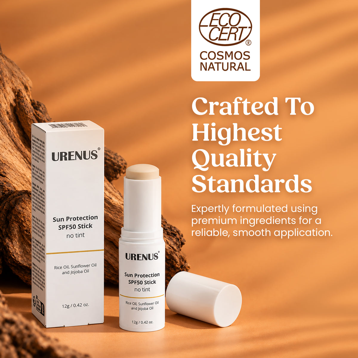 Sun Protection SPF50 Stick, No Tint - 12g