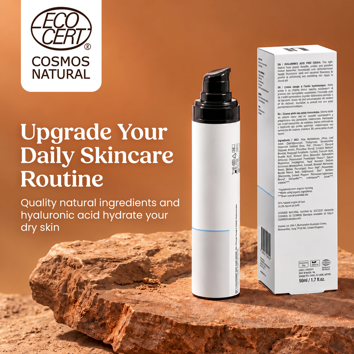 Hyaluronic Acid Face Cream for Men