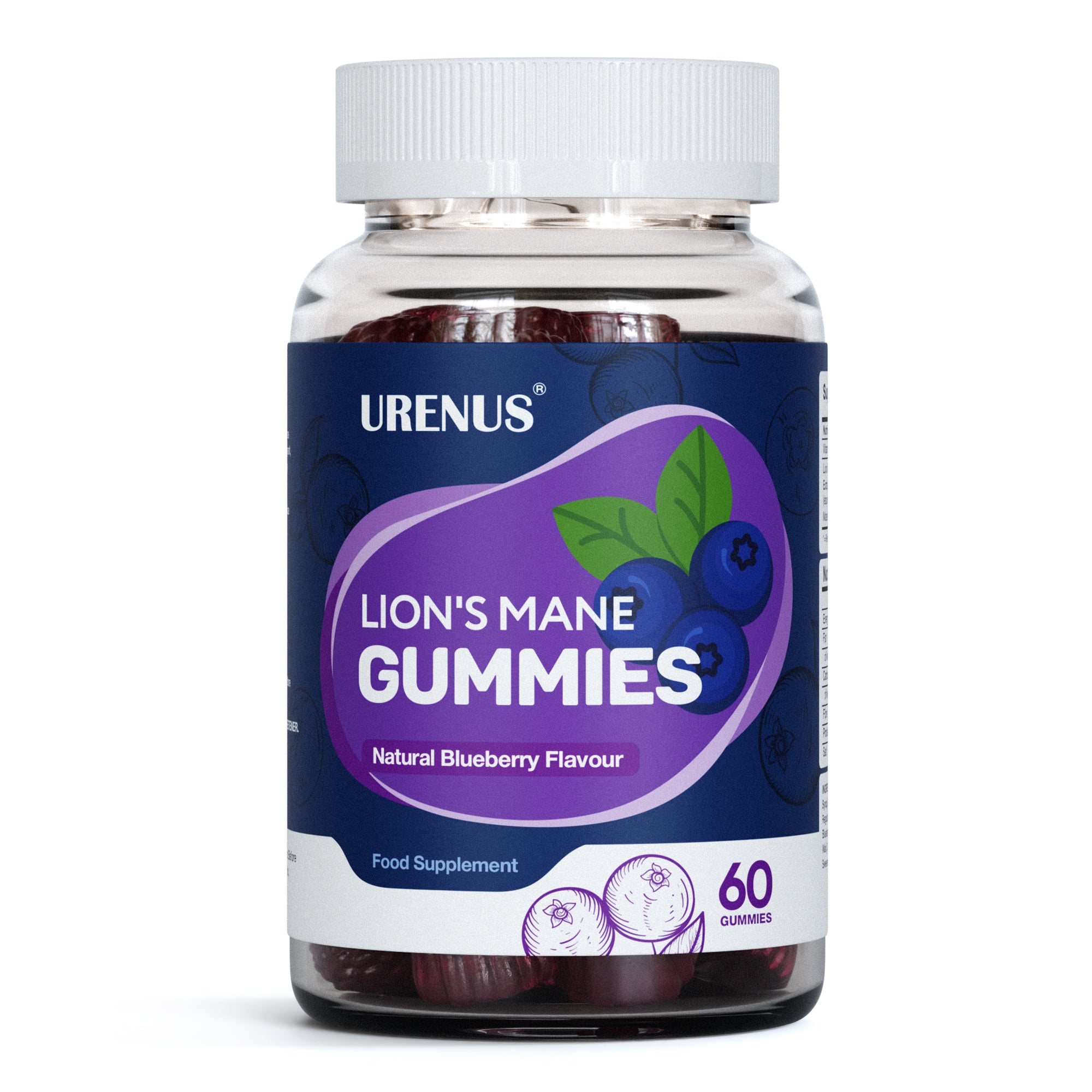 Lion's Mane Gummies with Vitamin B6 – 60 Gummies