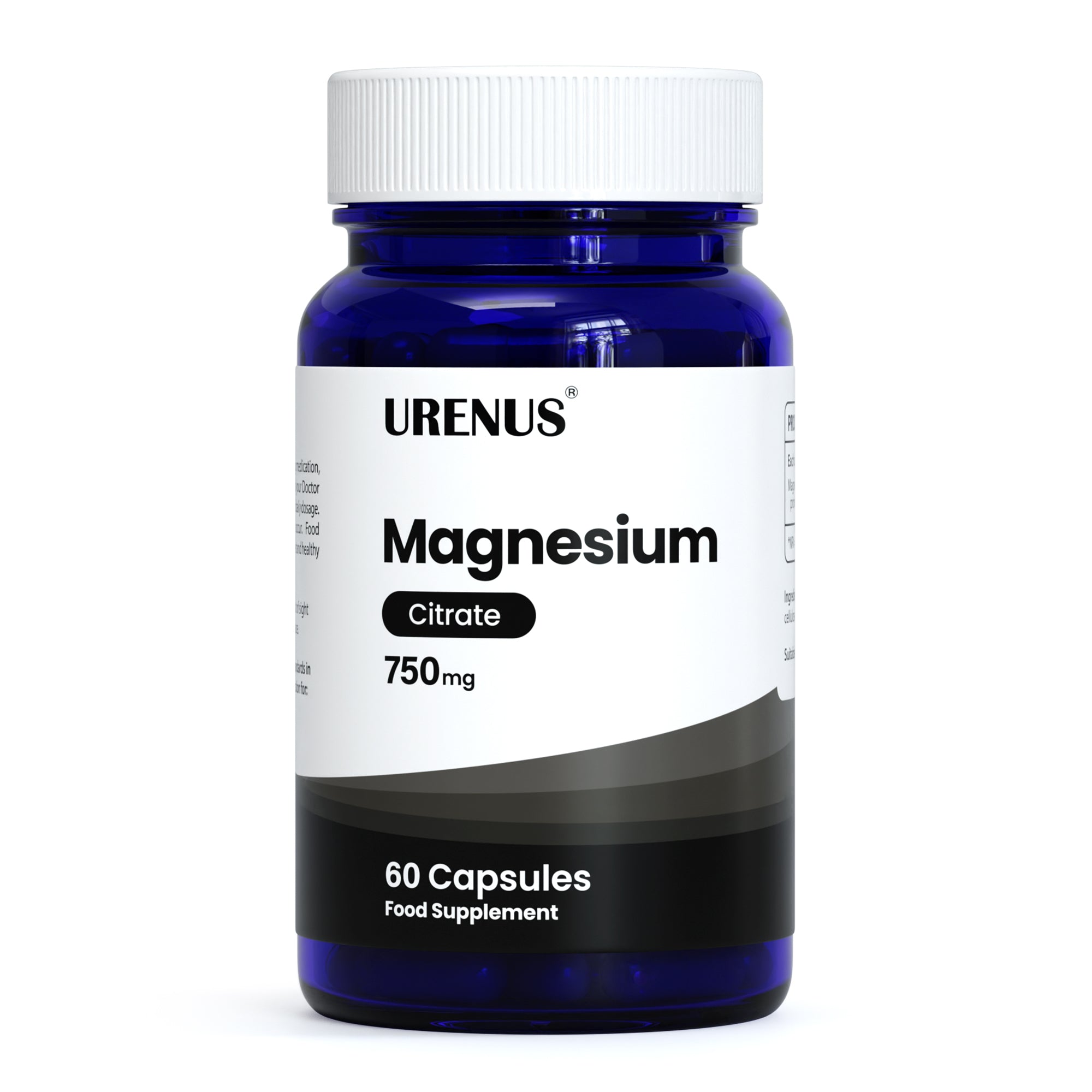 Magnesium Citrate 750mg -  60 Capsules