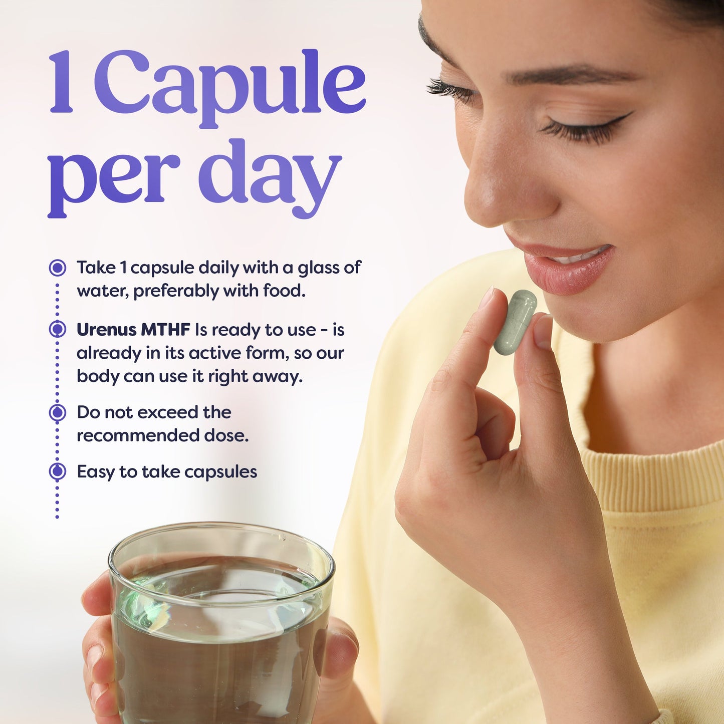 5-MTHF (Methyltetrahydrofolate Calcium) - 60 Capsules