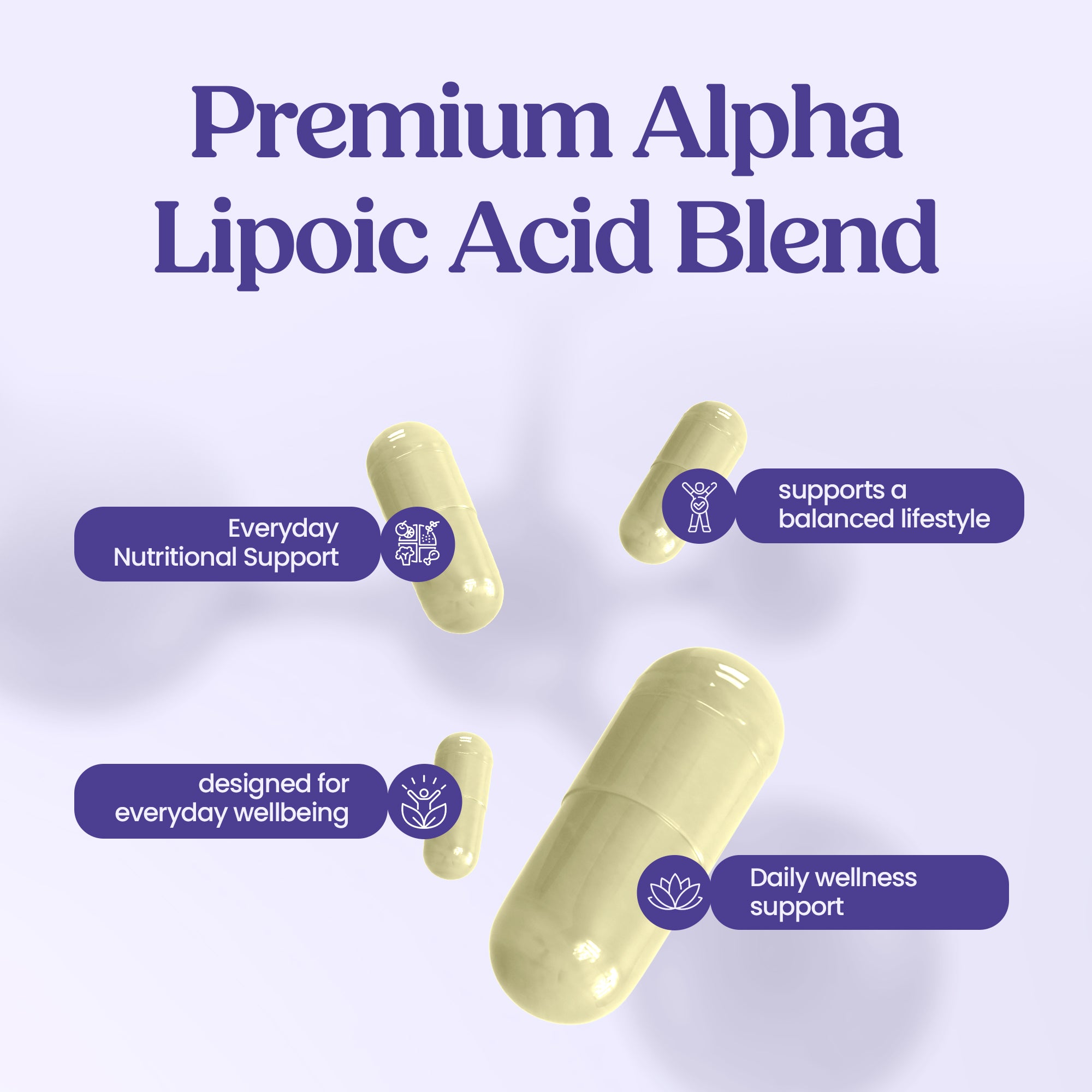 Acetyl L-Carnitine 250mg & Alpha Lipoic Acid 200mg - 30 Capsules