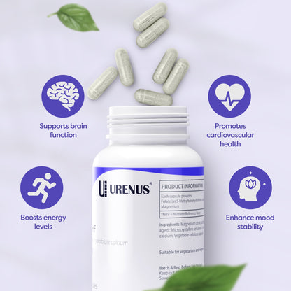 5-MTHF (Methyltetrahydrofolate Calcium) - 60 Capsules