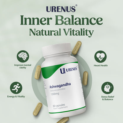 Ashwagandha 1300mg - 60 Capsules