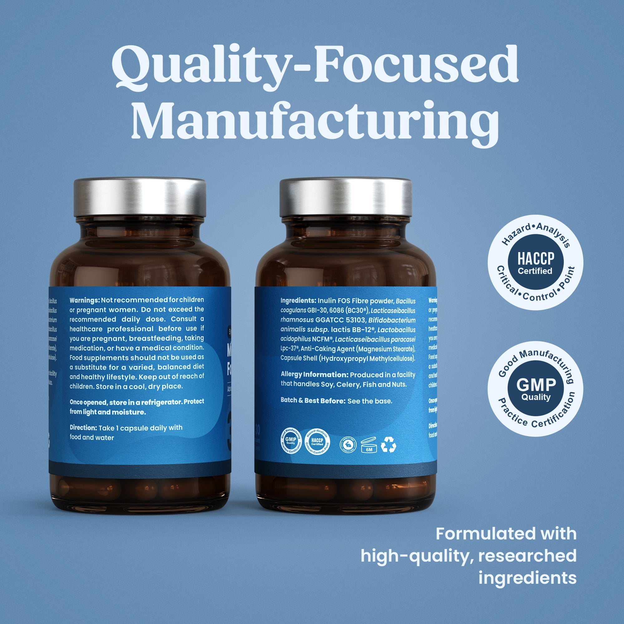 Synbiotic Gut Microbiome Formula