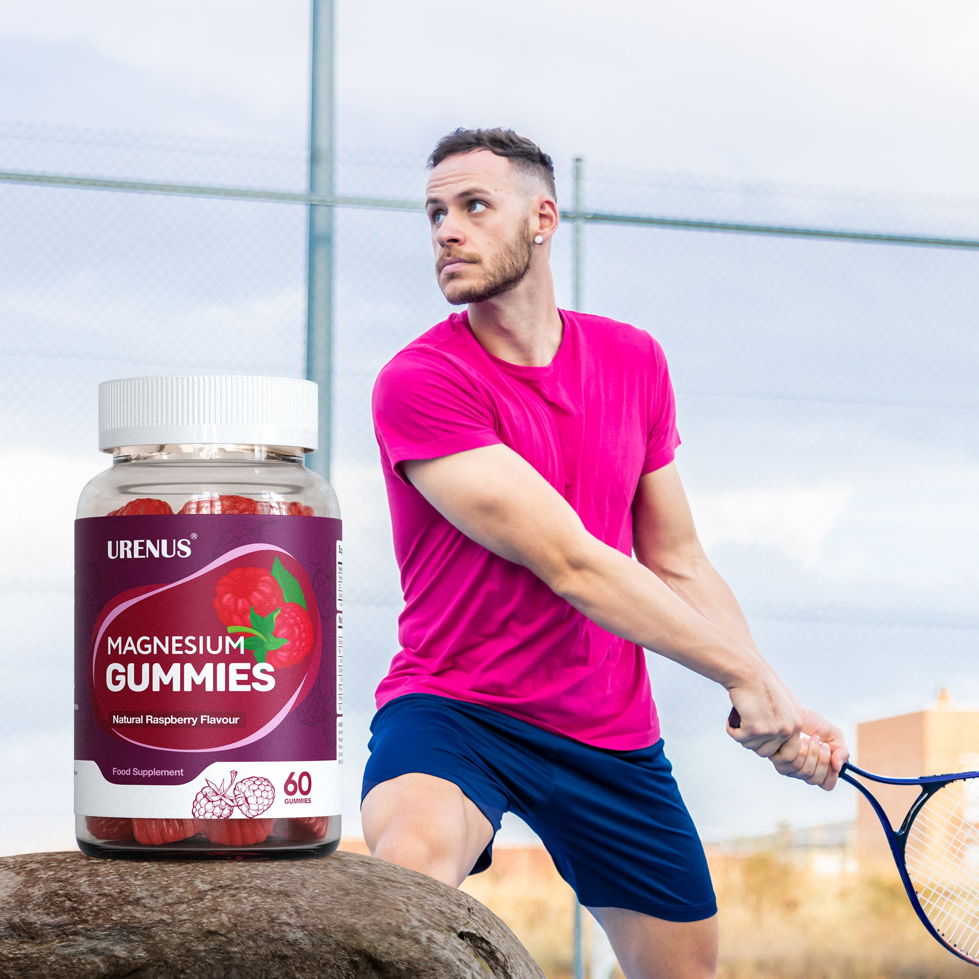 Magnesium Gummies with Zinc & Vitamin B6 – 60 Gummies