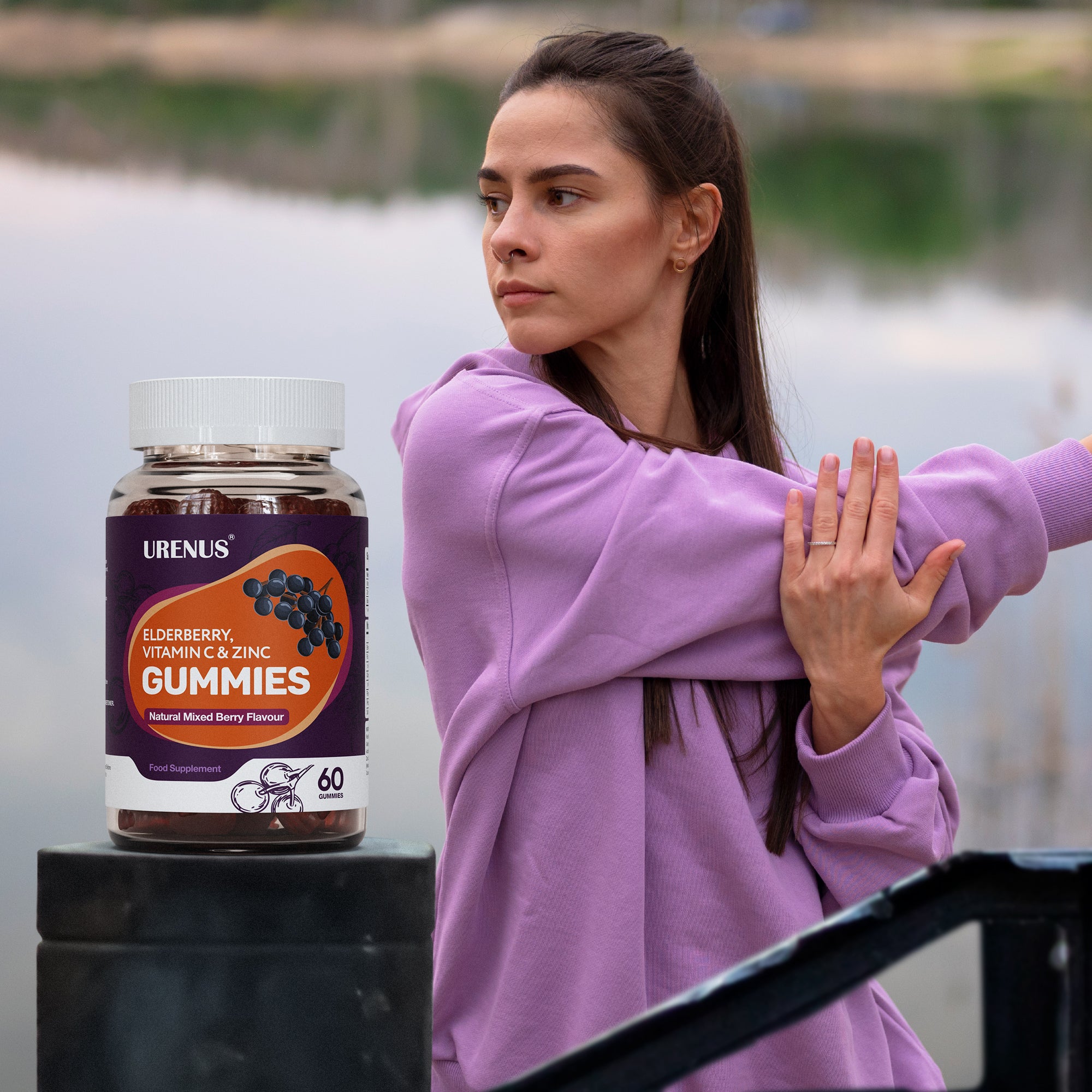 Elderberry, Vitamin C & Zinc Gummies – 60 Gummies