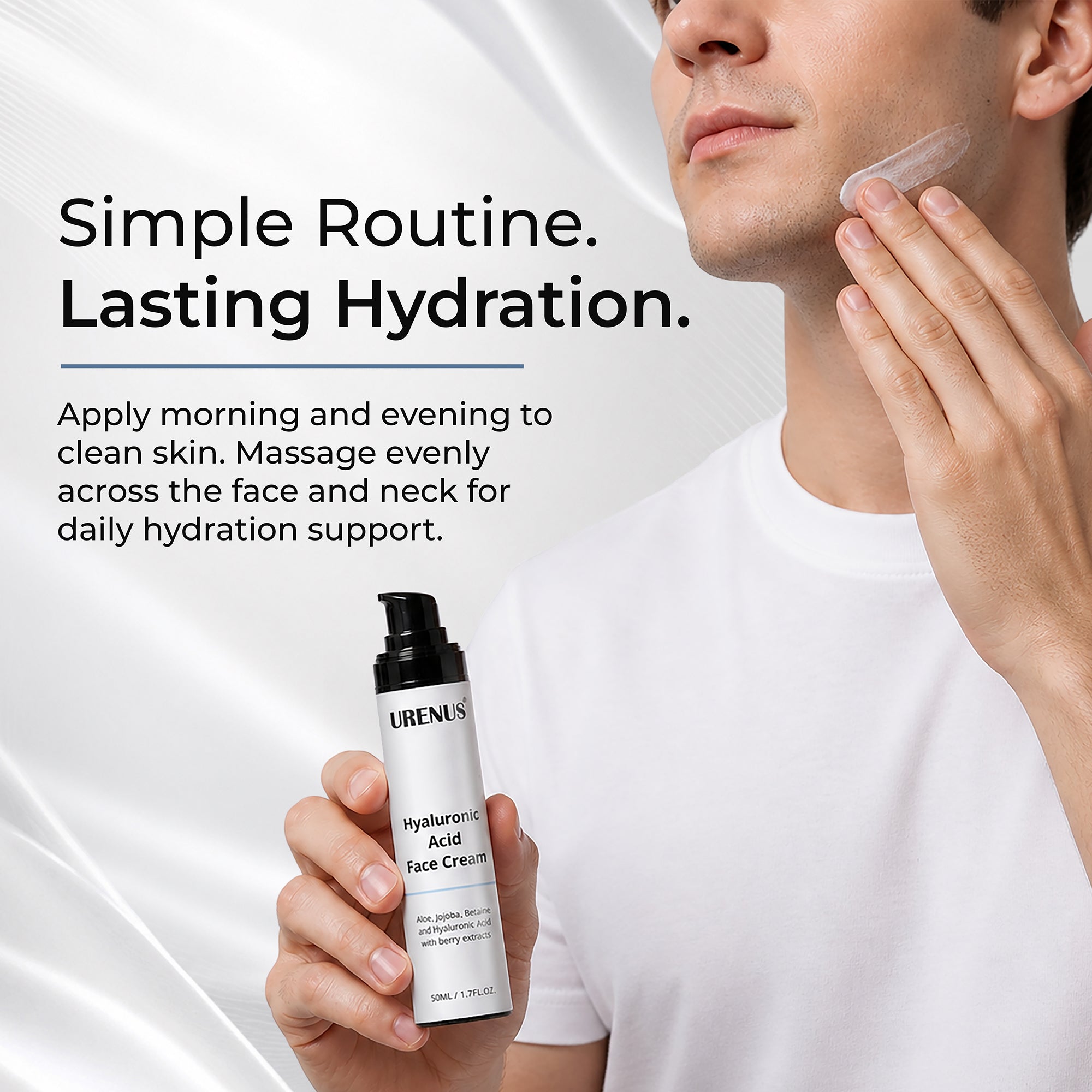 Hyaluronic Acid Face Cream for Men