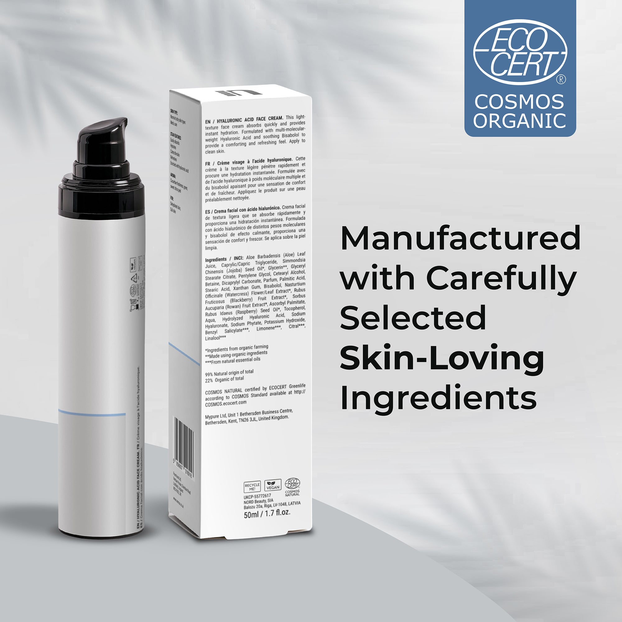 Hyaluronic Acid Face Cream for Men