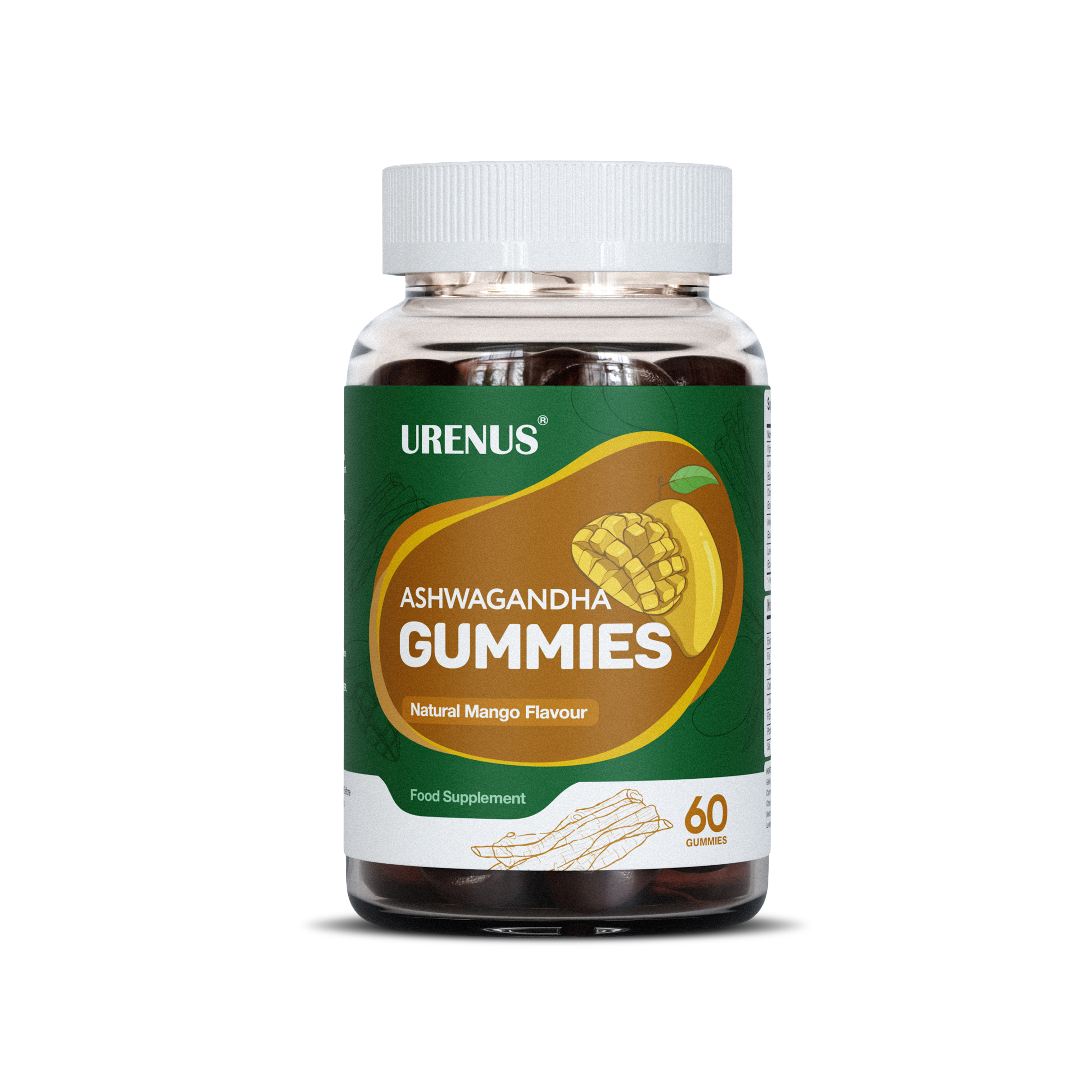 Ashwagandha Gummies with Lemon Balm, Chamomile & Lavender – 60 Gummies