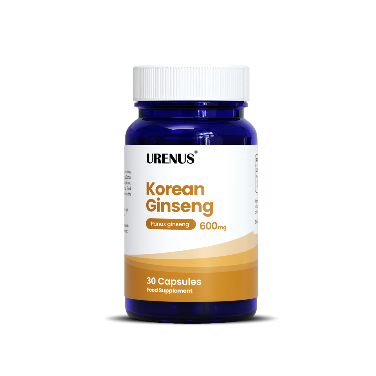 Korean (Panax) Ginseng 600mg - 30 Capsules