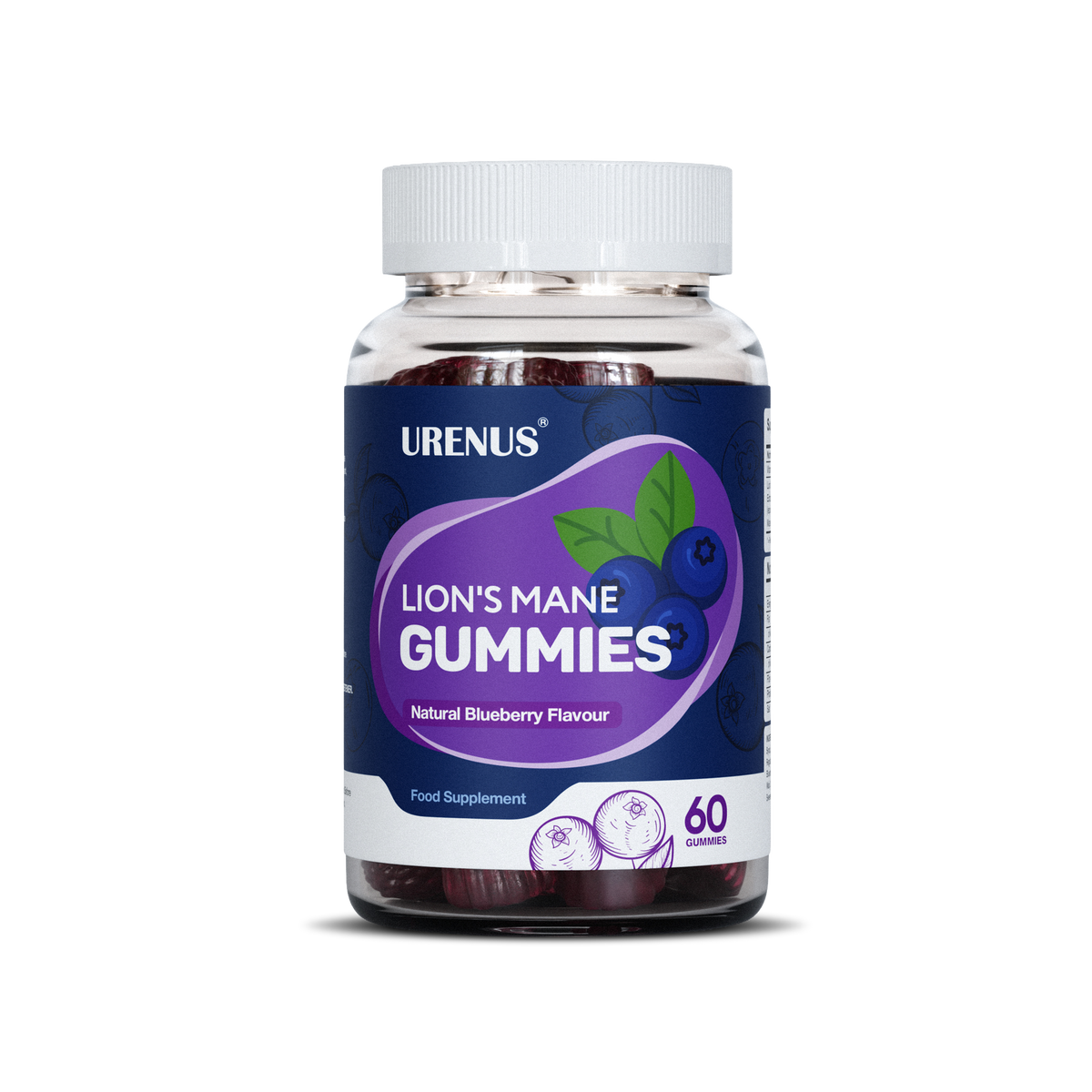 Lion's Mane Gummies with Vitamin B6 – 60 Gummies