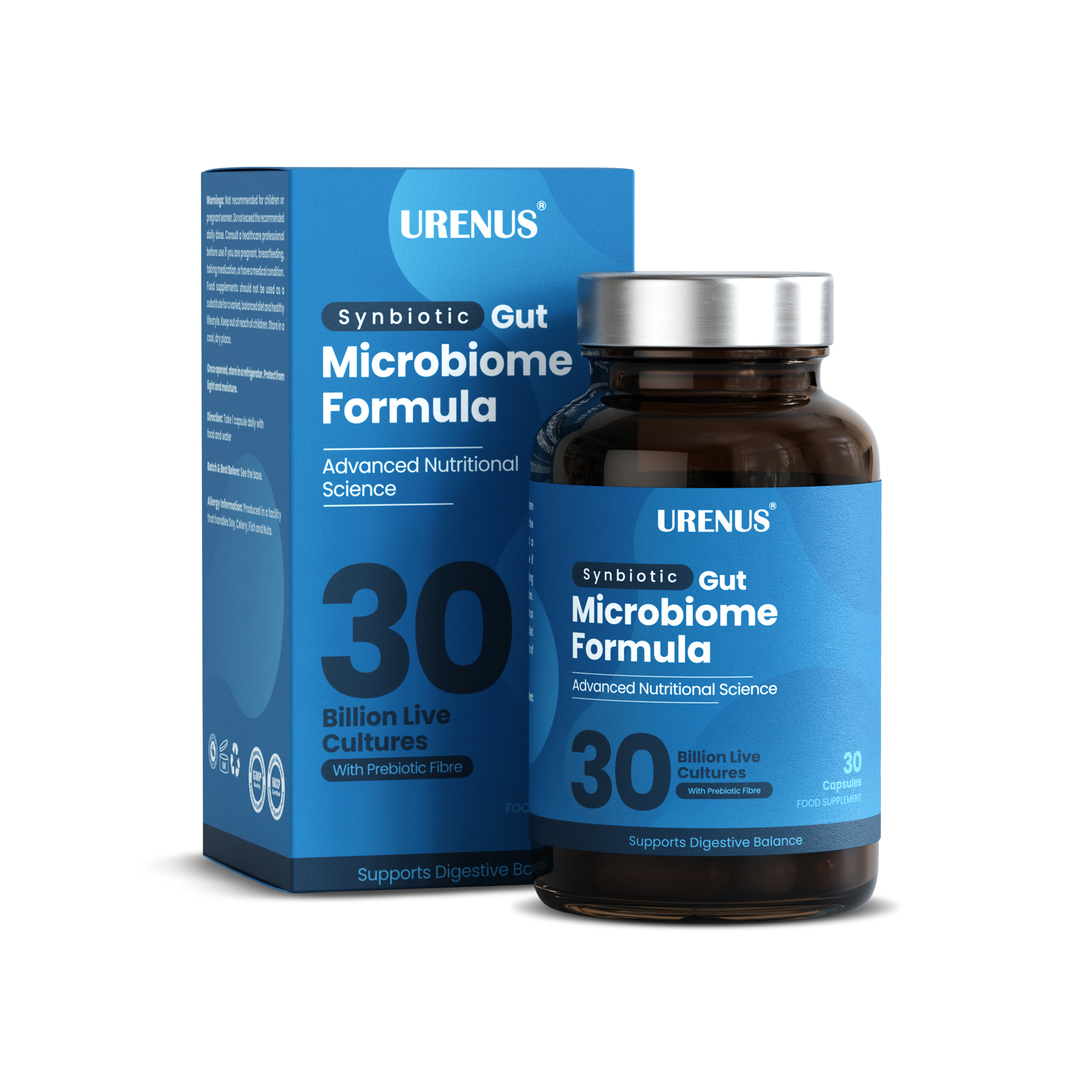 Synbiotic Gut Microbiome Formula